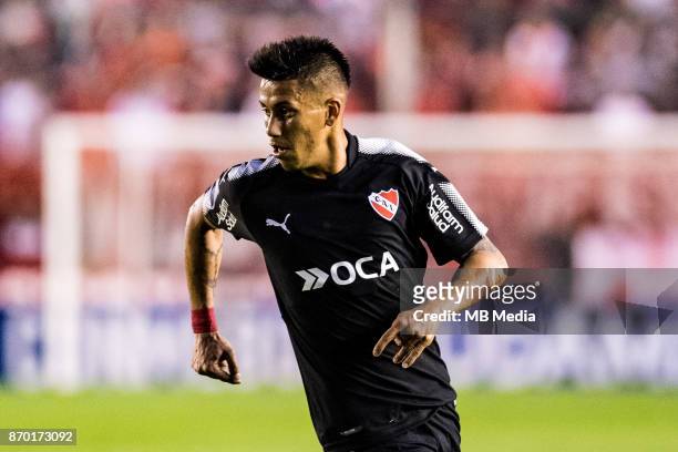 Independiente Maximiliano Meza during the Copa Sudamericana quarter-finals 2nd leg match between Club Atletico Independiente and Club Nacional at...