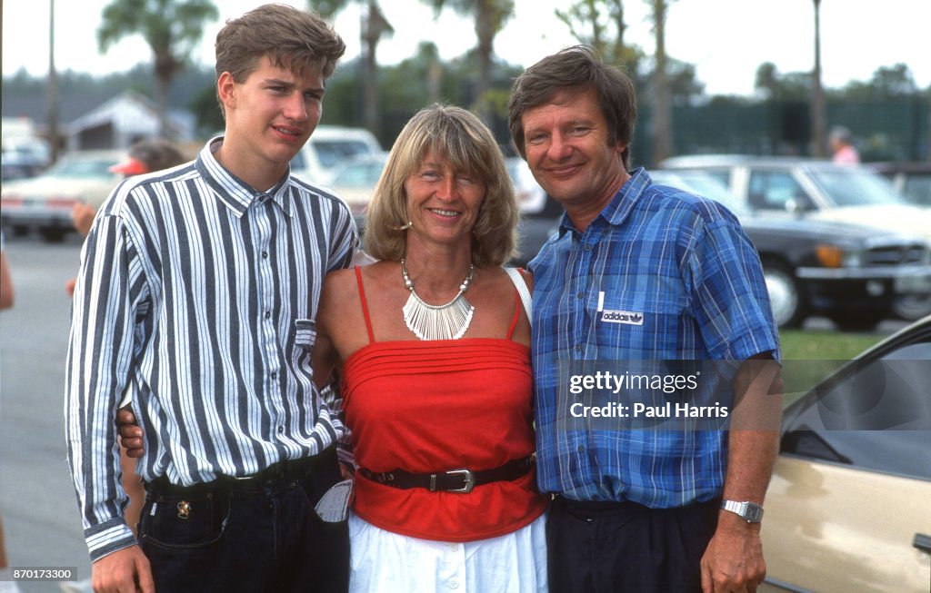 Michael Graf younger brother, Heidi Schalk and Peter Graf the parents