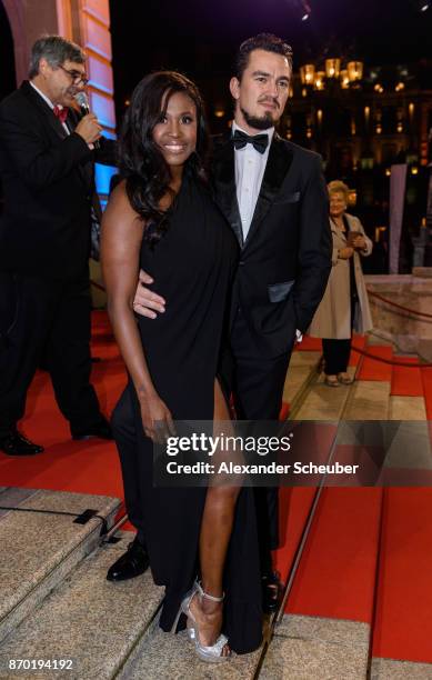 Motsi Mabuse is seen during the German Sports Media Ball at Alte Oper on November 4, 2017 in Frankfurt am Main, Germany.