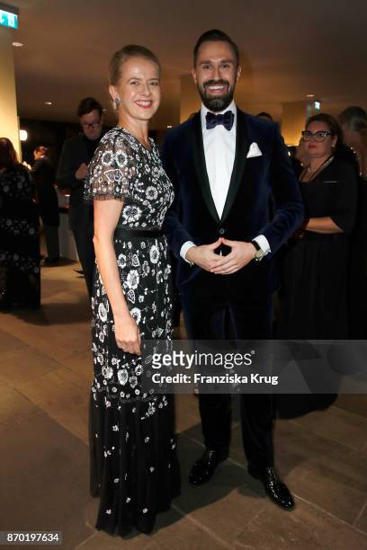 Princess Mabel von Oranien-Nassau and Daniel Funke attend the 24th Opera Gala at Deutsche Oper Berlin on November 4, 2017 in Berlin, Germany.