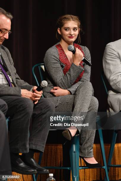 Actress Willow Shields speaks onstage at 'Into the Rainbow' Q&A during the 20th Anniversary SCAD Savannah Film Festival on November 4, 2017 in...