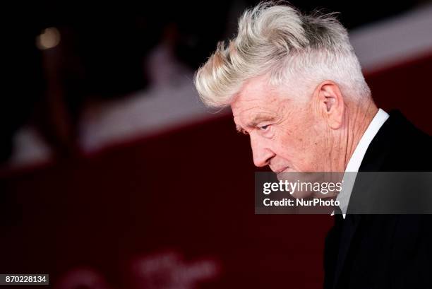 Director David Lynch during the red carpet at the 12th annual Rome Film Festival, in Rome, Italy, 04 November 2017. The film festival runs from 26...