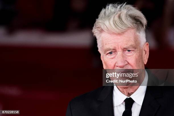 Director David Lynch during the red carpet at the 12th annual Rome Film Festival, in Rome, Italy, 04 November 2017. The film festival runs from 26...