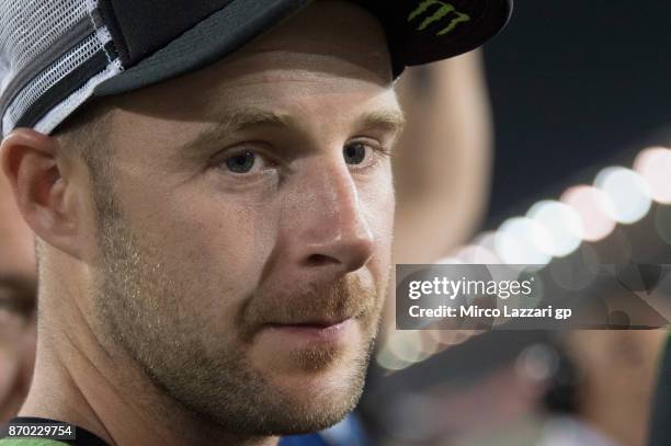 Jonathan Rea of Great Britain and KAWASAKI RACING TEAM looks on on the grid during the Superbike race 2 during the FIM Superbike World Championship...