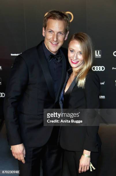 Jan Hahn and his girlfriend Constanze attend the 24th Opera Gala at Deutsche Oper Berlin on November 4, 2017 in Berlin, Germany.