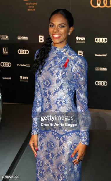 Noella Coursaris Musunka attends the 24th Opera Gala at Deutsche Oper Berlin on November 4, 2017 in Berlin, Germany.