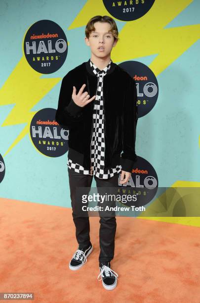 Jacob Sartorius attends the 2017 Nickelodeon HALO Awards at Pier 36 on November 4, 2017 in New York City.