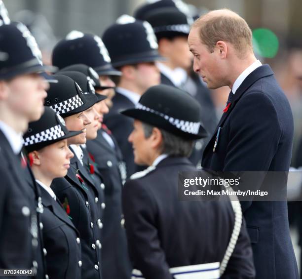 Prince William, Duke of Cambridge attends the Metropolitan Police Service Passing Out Parade for new recruits at the Metropolitan Police Service...