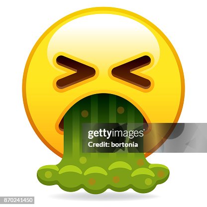 Barfing Emoji Icon Barfing Emoji Icon