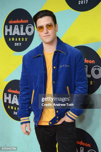 Logan Henderson attends the 2017 Nickelodeon HALO Awards at Pier 36 on November 4, 2017 in New York City.