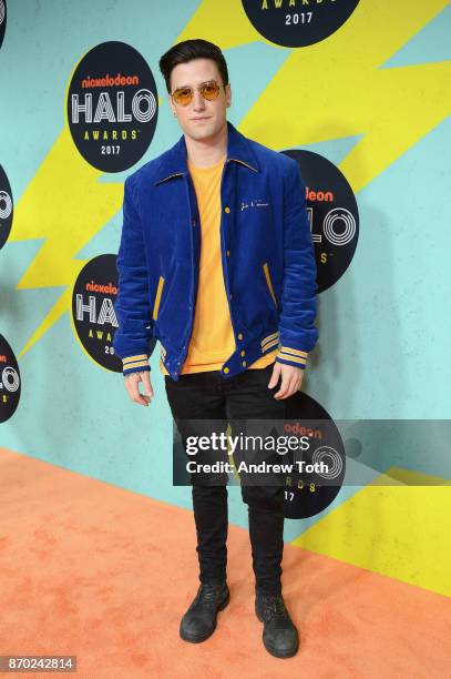 Logan Henderson attends the 2017 Nickelodeon HALO Awards at Pier 36 on November 4, 2017 in New York City.