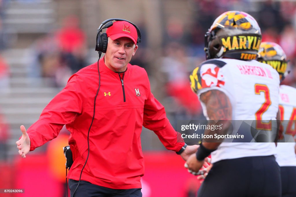 COLLEGE FOOTBALL: NOV 04 Maryland at Rutgers