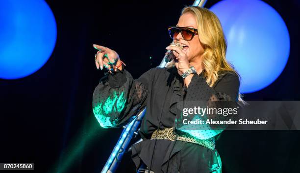 Anastacia performs during the German Sports Media Ball at Alte Oper on November 4, 2017 in Frankfurt am Main, Germany.