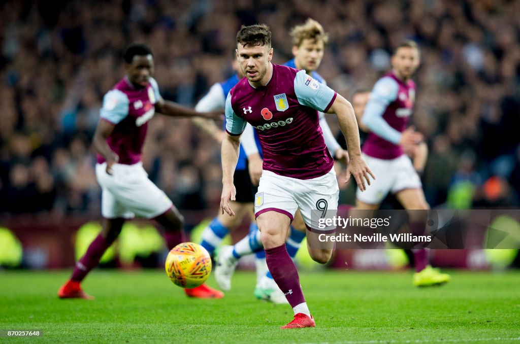 Aston Villa v Sheffield Wednesday - Sky Bet Championship