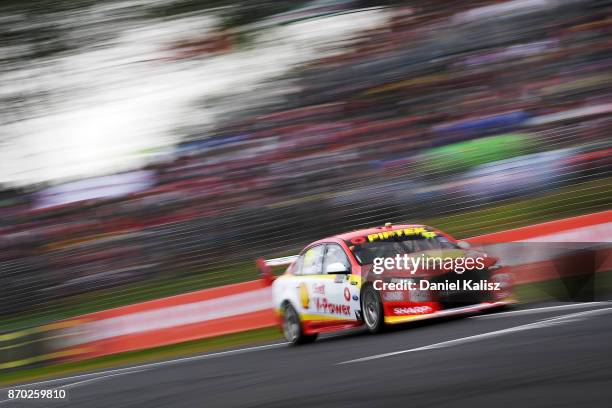 Scott McLaughlin drives the Shell V-Power Racing Team Ford Falcon FGX during qualifying for race 24 for the Auckland SuperSprint, which is part of...