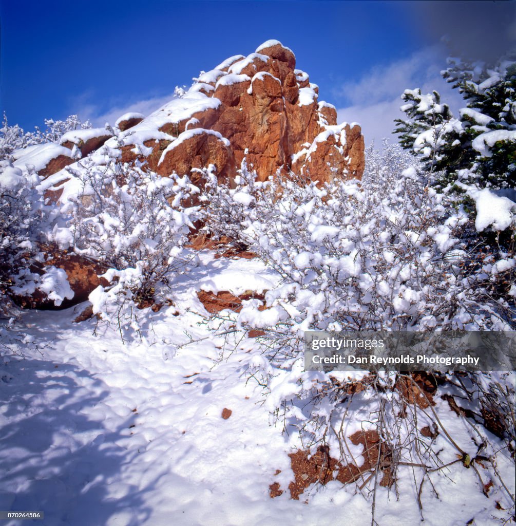 Garden of the Gods, National Natural Landmark, Colorado,USA - Vertical