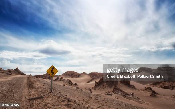 moon valley, atacama desert, chile - salt flat stock pictures, royalty-free photos & images