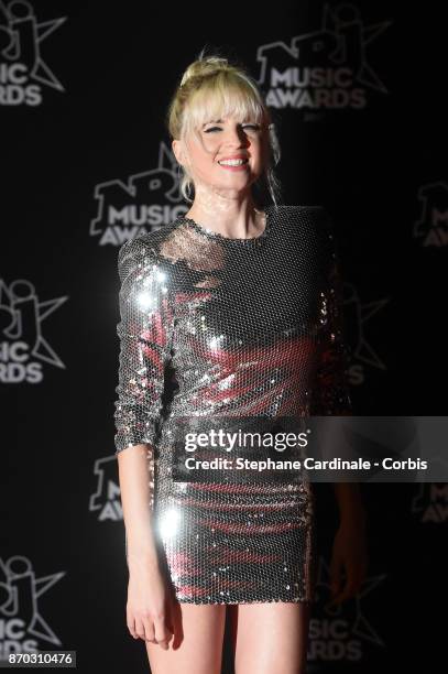 Cecile Cassel attends the 19th NRJ Music Awards on November 4, 2017 in Cannes, France.