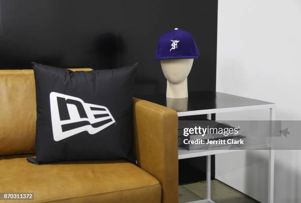 Jerry Lorenzo, Fear of God custom collaboration with New Era Cap 2017 Complex Con Ambassador Collab lounge with A$AP Ferg, Mike Will Made-IT, Jerry...