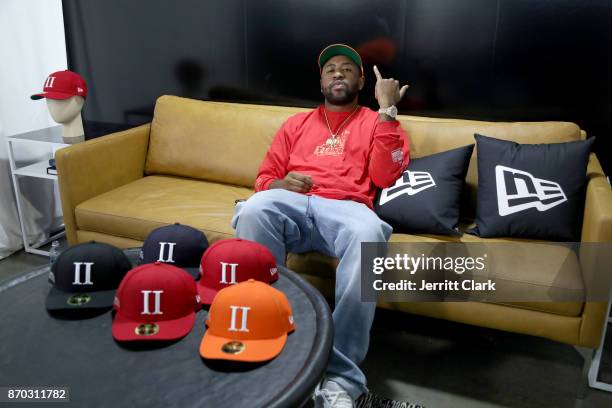 Mike Will Made-IT attends New Era Cap 2017 Complex Con Ambassador Collab lounge with A$AP Ferg, Mike Will Made-IT, Jerry Lorenzo, Takashi Murakami,...