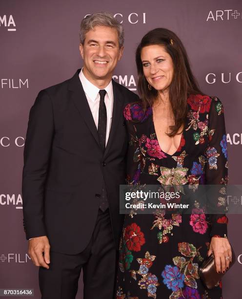 Director Michael Govan and Katherine Ross attend the 2017 LACMA Art + Film Gala Honoring Mark Bradford And George Lucas at LACMA on November 4, 2017...