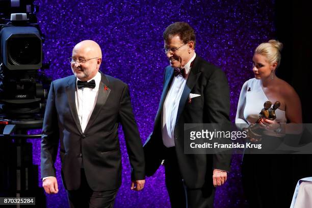 Alfred Weiss and Alard von Rohr during the 24th Opera Gala at Deutsche Oper Berlin on November 4, 2017 in Berlin, Germany.