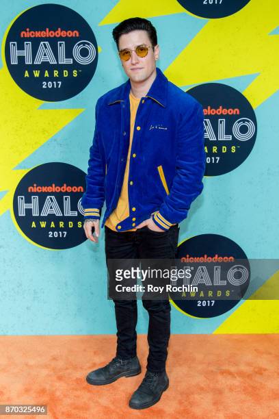 Logan Henderson attends the 2017 Nickelodeon Halo Awards at Pier 36 on November 4, 2017 in New York City.
