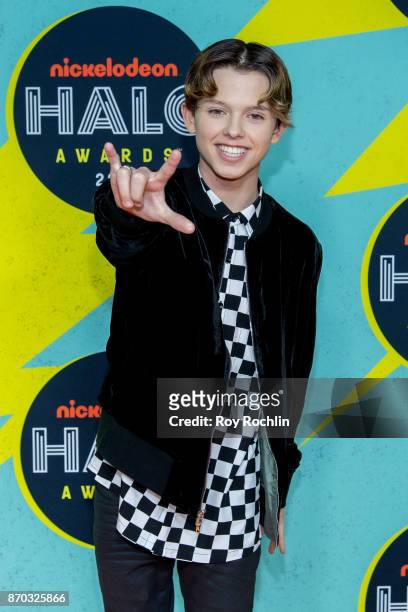 Jacob Sartorius attends the 2017 Nickelodeon Halo Awards at Pier 36 on November 4, 2017 in New York City.