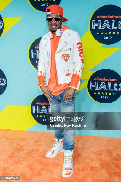 Nick Cannon attends the 2017 Nickelodeon Halo Awards at Pier 36 on November 4, 2017 in New York City.