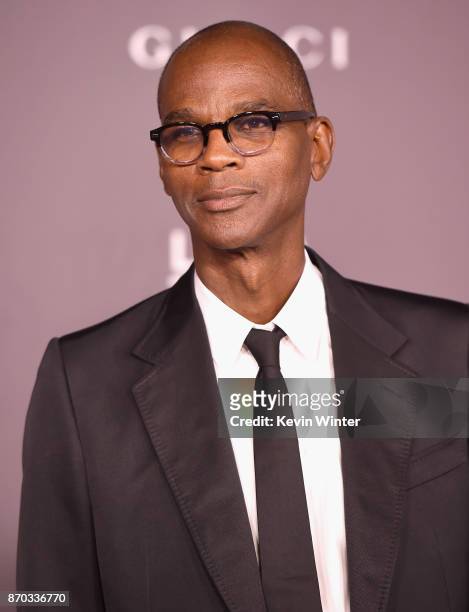 Honoree Mark Bradford attends the 2017 LACMA Art + Film Gala Honoring Mark Bradford And George Lucas at LACMA on November 4, 2017 in Los Angeles,...