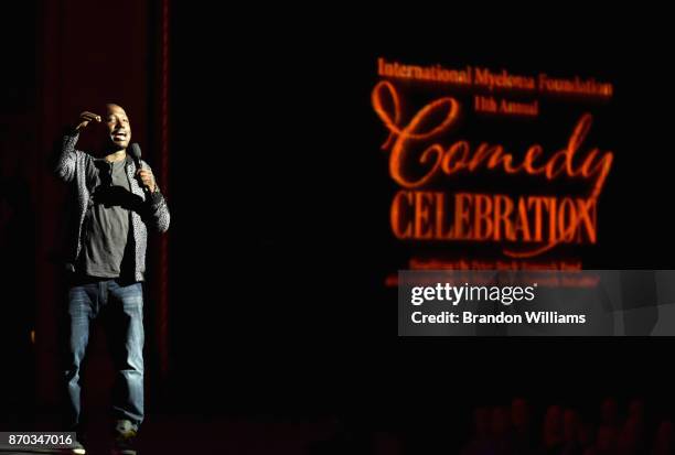 Hannibal Buress at the International Myeloma Foundation 11th Annual Comedy Celebration at The Wilshire Ebell Theatre on November 4, 2017 in Los...