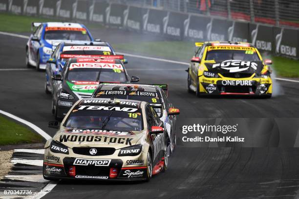 Will Davison drives the Tekno Autosports Holden Commodore VF during race 24 for the Auckland SuperSprint, which is part of the Supercars Championship...