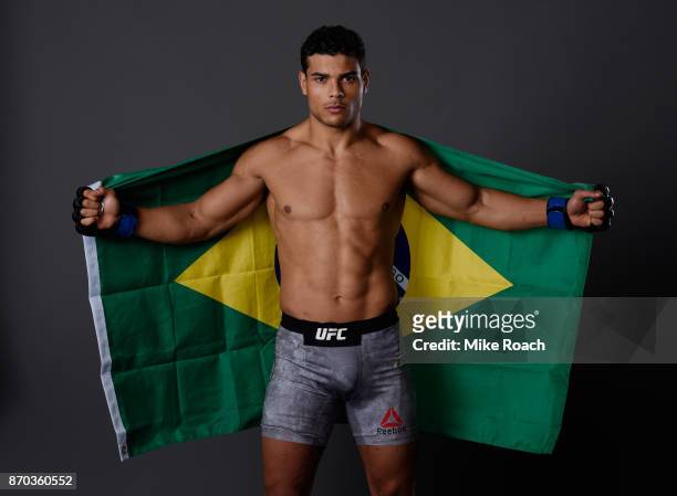Paulo Costa of Brazil poses during the UFC 217 event at Madison Square Garden on November 4, 2017 in New York City.