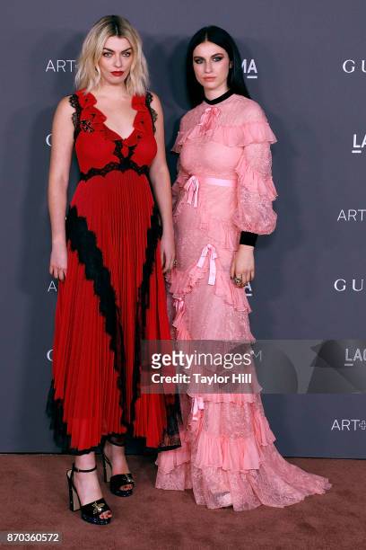 Lola Lennox and Tali Lennox attend the 2017 LACMA Art + Film Gala on November 4, 2017 in Los Angeles, California.
