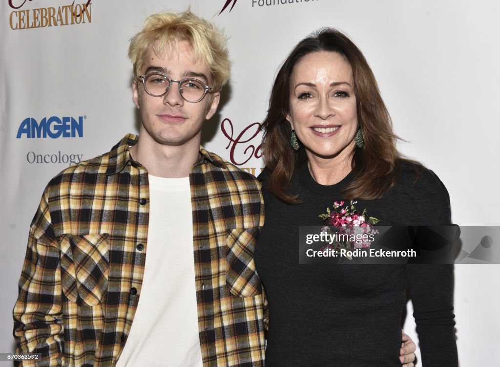 Actress Patricia Heaton and son Daniel Patrick Hunt attend the IMF