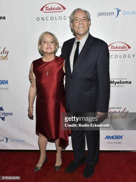 Loraine Alterman Boyle and Robert Klein attend the IMF 11th Annual Comedy Celebration at The Wilshire Ebell Theatre on November 4, 2017 in Los...