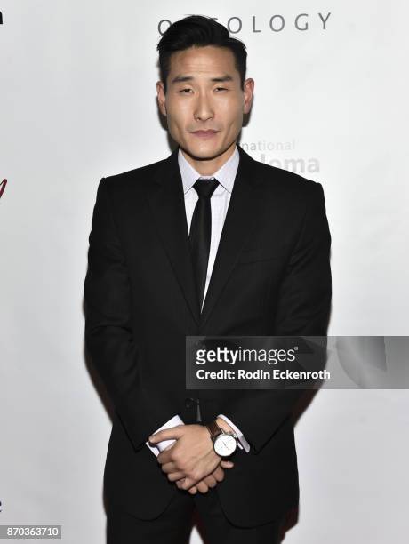 Actor Lanny Joon attends the IMF 11th Annual Comedy Celebration at The Wilshire Ebell Theatre on November 4, 2017 in Los Angeles, California.