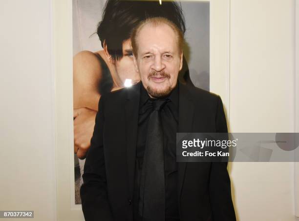 Director/painter Larry Clark attends the Larry Clark and Jonathan Velasquez Photo Exhibition as part of Larry Clark : Photos Paintings Exhibition And...