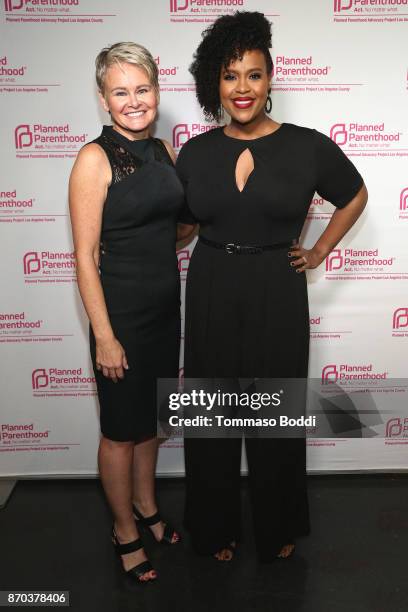 Of Planned Parenthood Sue Dunlap and actress Natasha Rothwell attend the Planned Parenthood Advocacy Project Los Angeles County's Politics, Sex, &...