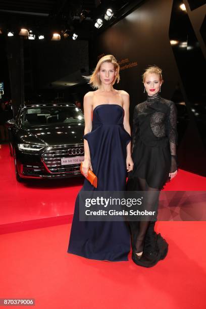 Sarah Brandner and Cosima Auermann, daughter of model Nadja Auermann during the 24th Opera Gala benefit to Deutsche Aids-Stiftung at Deutsche Oper...