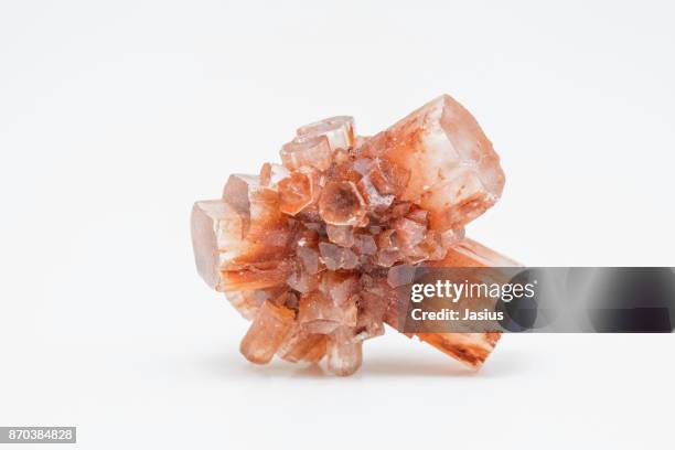 rock mineral macro photo with white background - quartz stock pictures, royalty-free photos & images