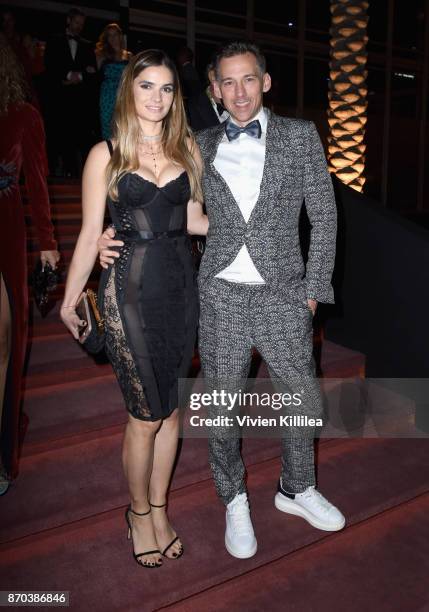 Marija Karan and Joel Lubin attend the 2017 LACMA Art + Film Gala Honoring Mark Bradford and George Lucas presented by Gucci at LACMA on November 4,...