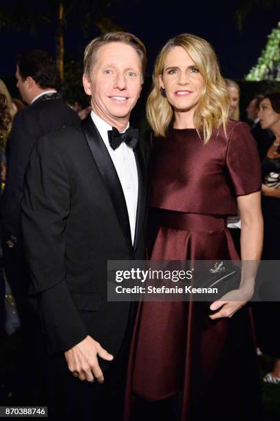 Writer-producer Bradley Bell and producer Colleen Bell attend the 2017 LACMA Art + Film Gala Honoring Mark Bradford and George Lucas presented by...