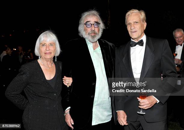 Ruth Bloom, attorney Jake Bloom and director Randal Kleiser attend the 2017 LACMA Art + Film Gala Honoring Mark Bradford and George Lucas presented...