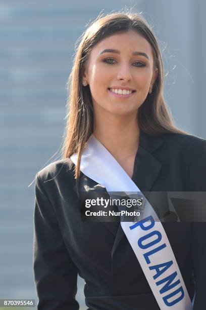 Paulina Maziarz, the current Miss Poland who will represent her country at the 57th Miss International pageant held on November 14, 2017 in Tokyo,...