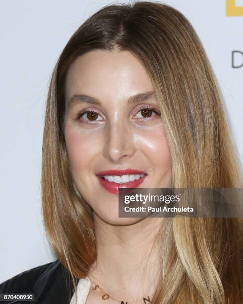 Personality Whitney Port attends the premiere of National Geographic documentary films' 'Jane' at the Hollywood Bowl on October 9, 2017 in Hollywood,...