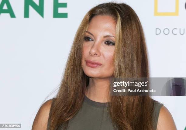 Actress Alex Meneses attends the premiere of National Geographic documentary films' 'Jane' at the Hollywood Bowl on October 9, 2017 in Hollywood,...