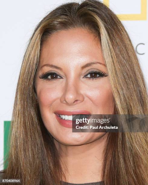 Actress Alex Meneses attends the premiere of National Geographic documentary films' 'Jane' at the Hollywood Bowl on October 9, 2017 in Hollywood,...