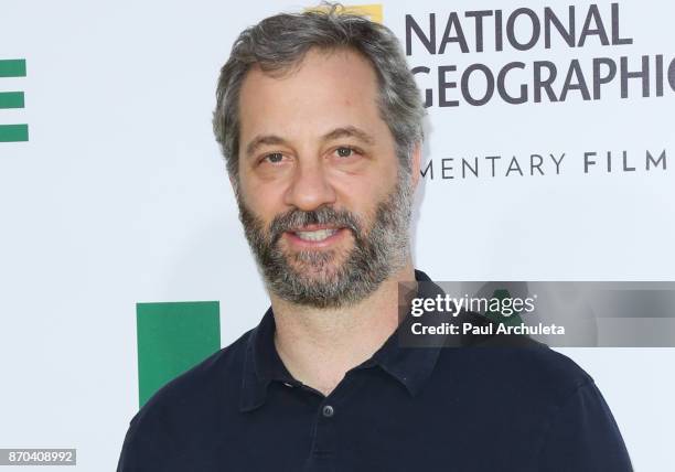 Producer Judd Apatow attends the premiere of National Geographic documentary films' 'Jane' at the Hollywood Bowl on October 9, 2017 in Hollywood,...