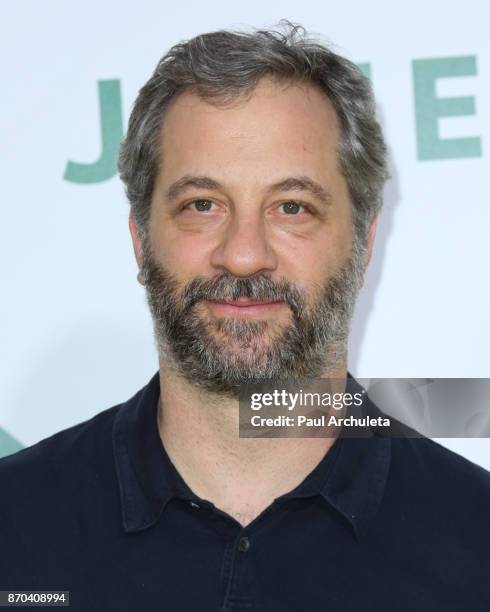 Producer Judd Apatow attends the premiere of National Geographic documentary films' 'Jane' at the Hollywood Bowl on October 9, 2017 in Hollywood,...